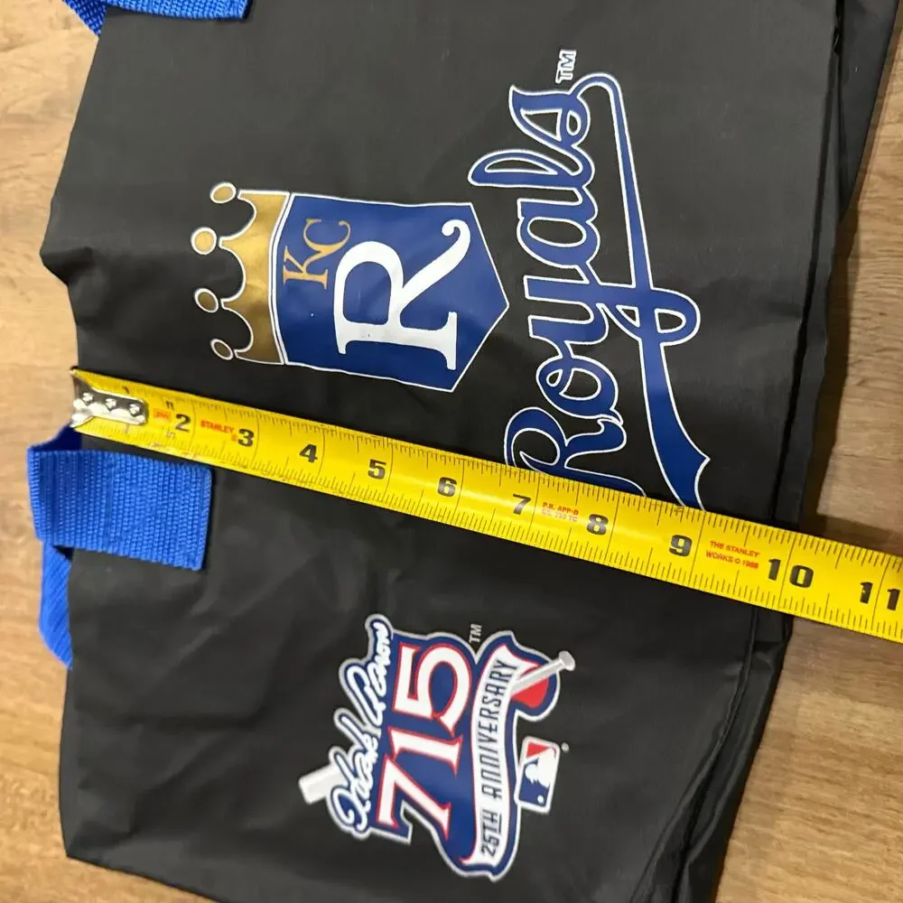 Vintage 1999 Kansas City Royals Hank Aaron 715 HR 25th Anniversary Duffle Bag
